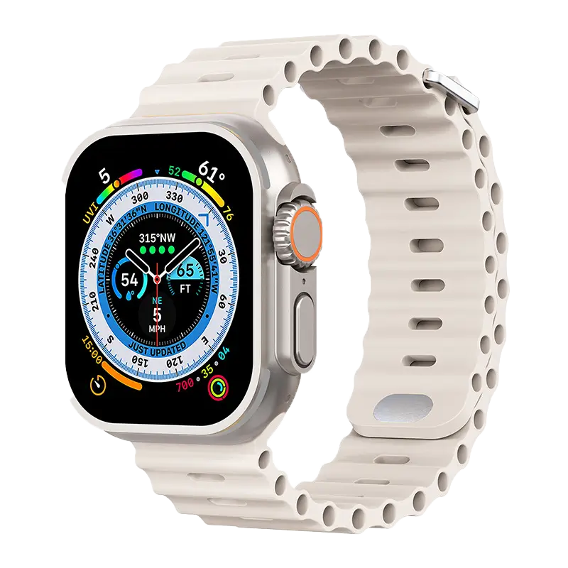 t800 ultra white smart watch