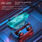 HD LED Display of M20 Earbuds