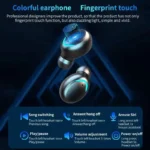 touch control f9 wireless earbuds